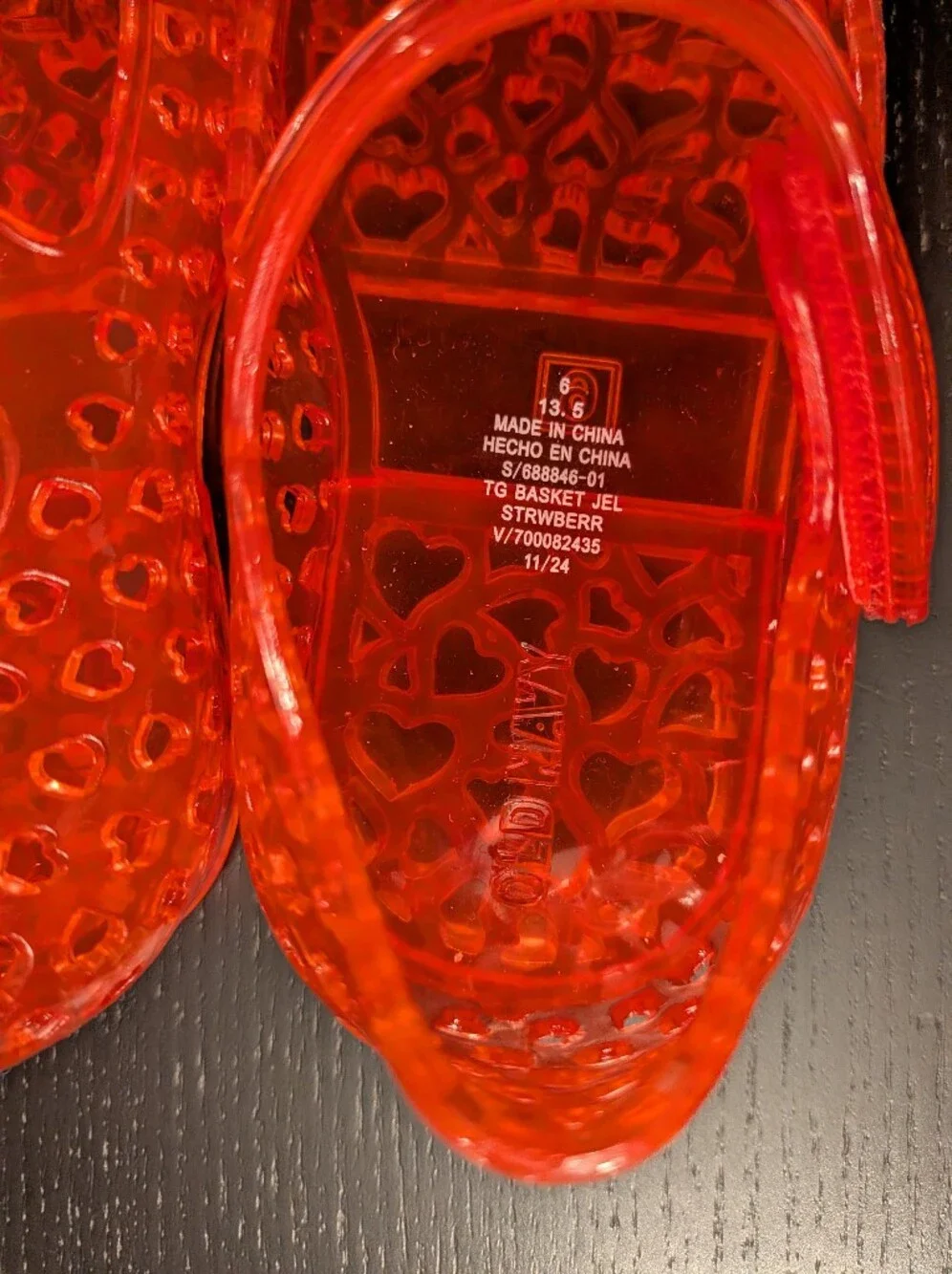 Old Navy bright red